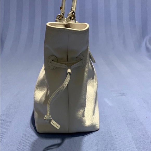 Dooney & Bourke White Leather Tote - Picture 4 of 10